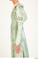  Photos Woman in Historical Dress 4 19th Century Green Dress upper body 0003.jpg